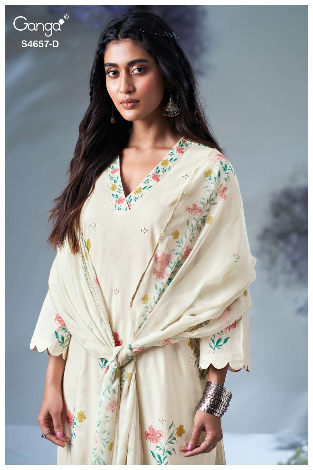 Ganga Fashion Ivanna 4657 Cotton Salwar Suit Set Wholesale - Amrah Wholesale