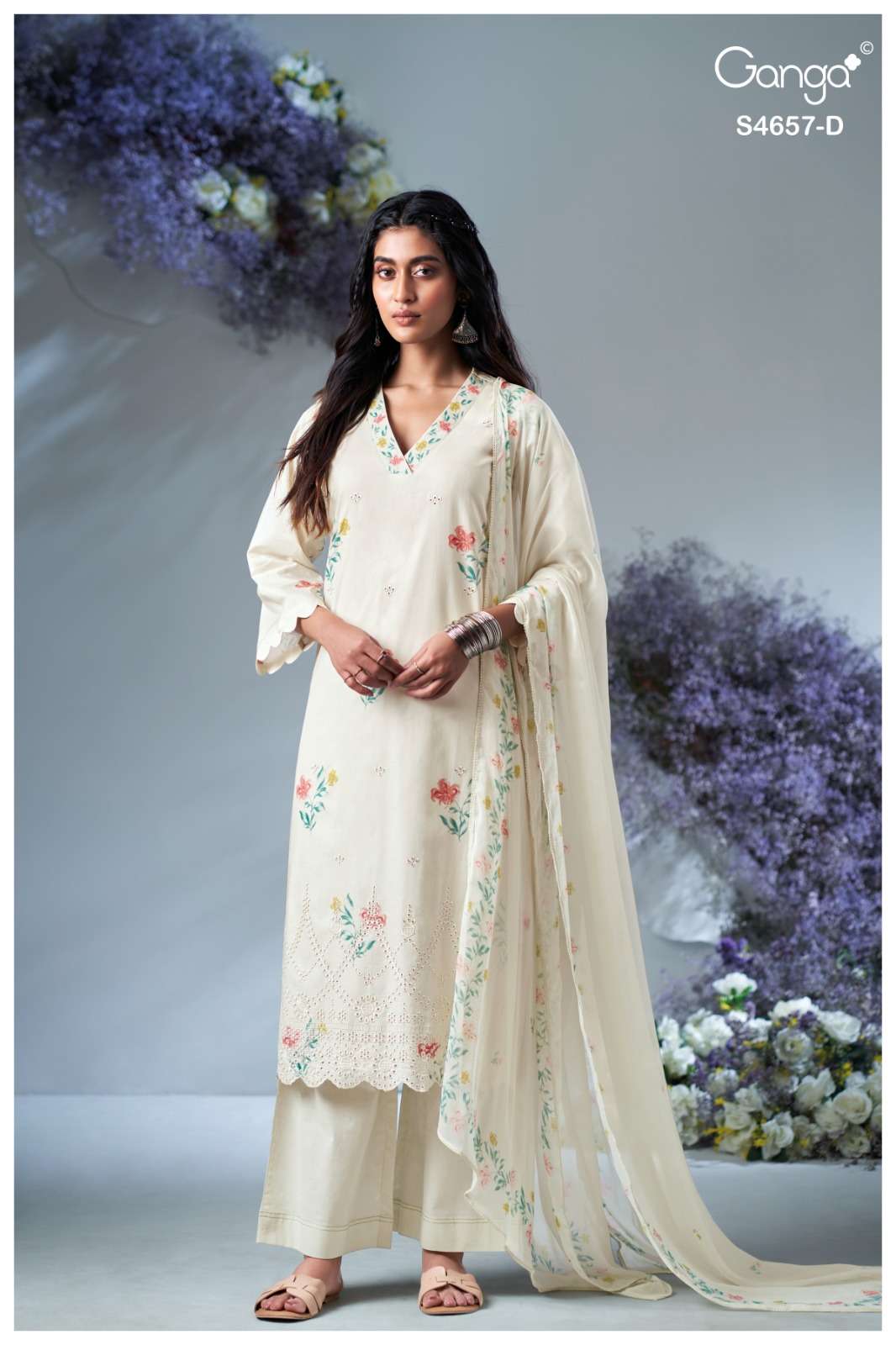 Ganga Fashion Ivanna 4657 Cotton Salwar Suit Set Wholesale - Amrah Wholesale