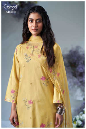 Ganga Fashion Ivanna 4657 Cotton Salwar Suit Set Wholesale