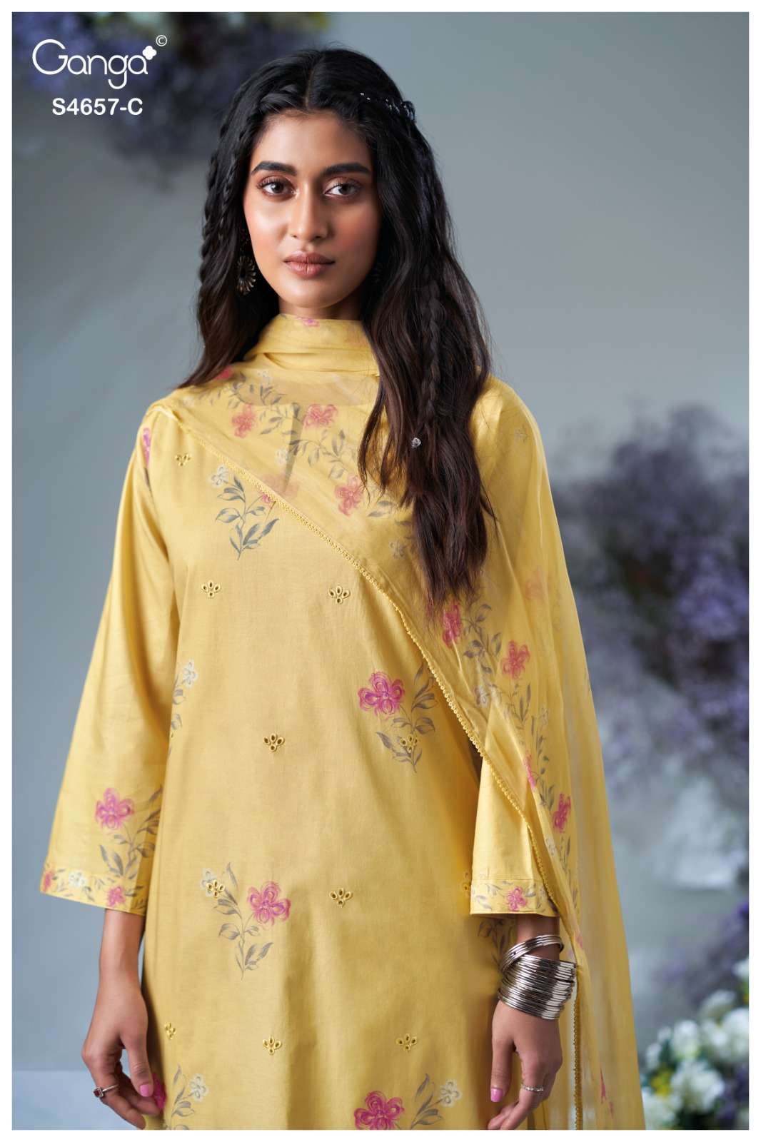 Ganga Fashion Ivanna 4657 Cotton Salwar Suit Set Wholesale - Amrah Wholesale