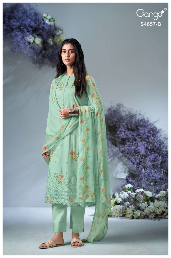 Ganga Fashion Ivanna 4657 Cotton Salwar Suit Set Wholesale - Amrah Wholesale
