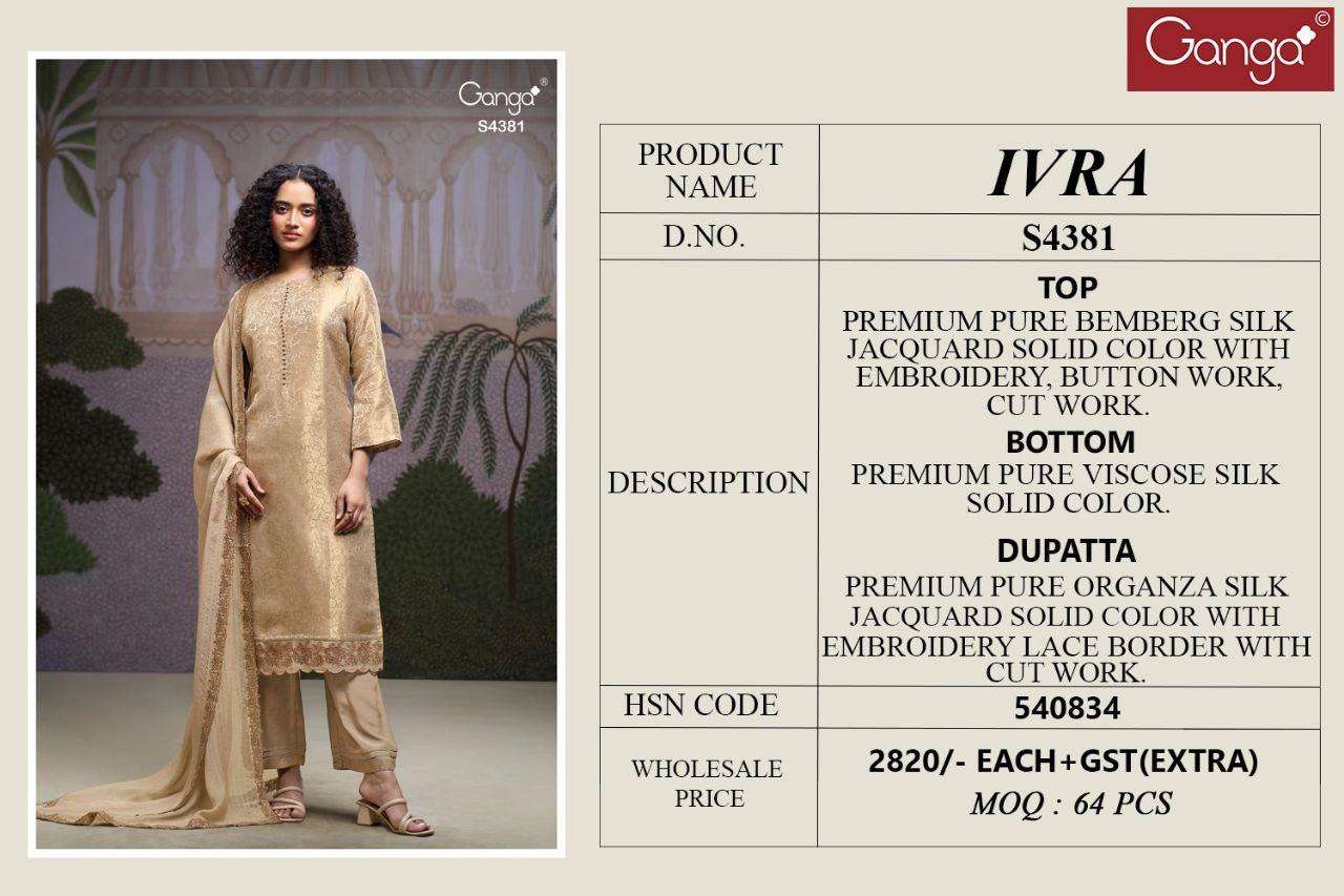 Ganga Fashion Ivra 4381