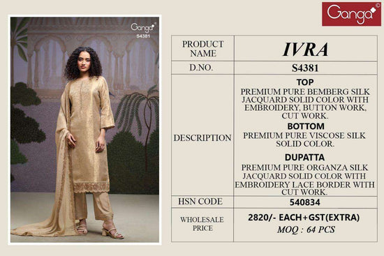 Ganga Fashion Ivra 4381