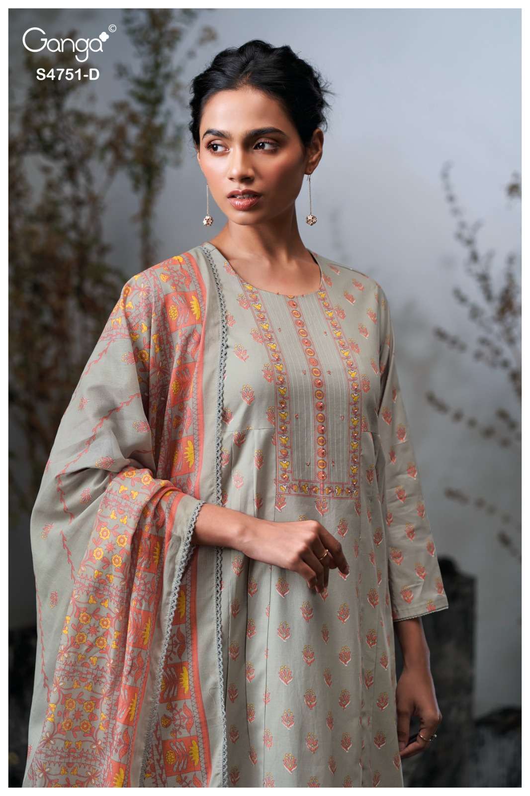 Ganga Fashion Jashvi 4751 Premium Cotton Dress Material