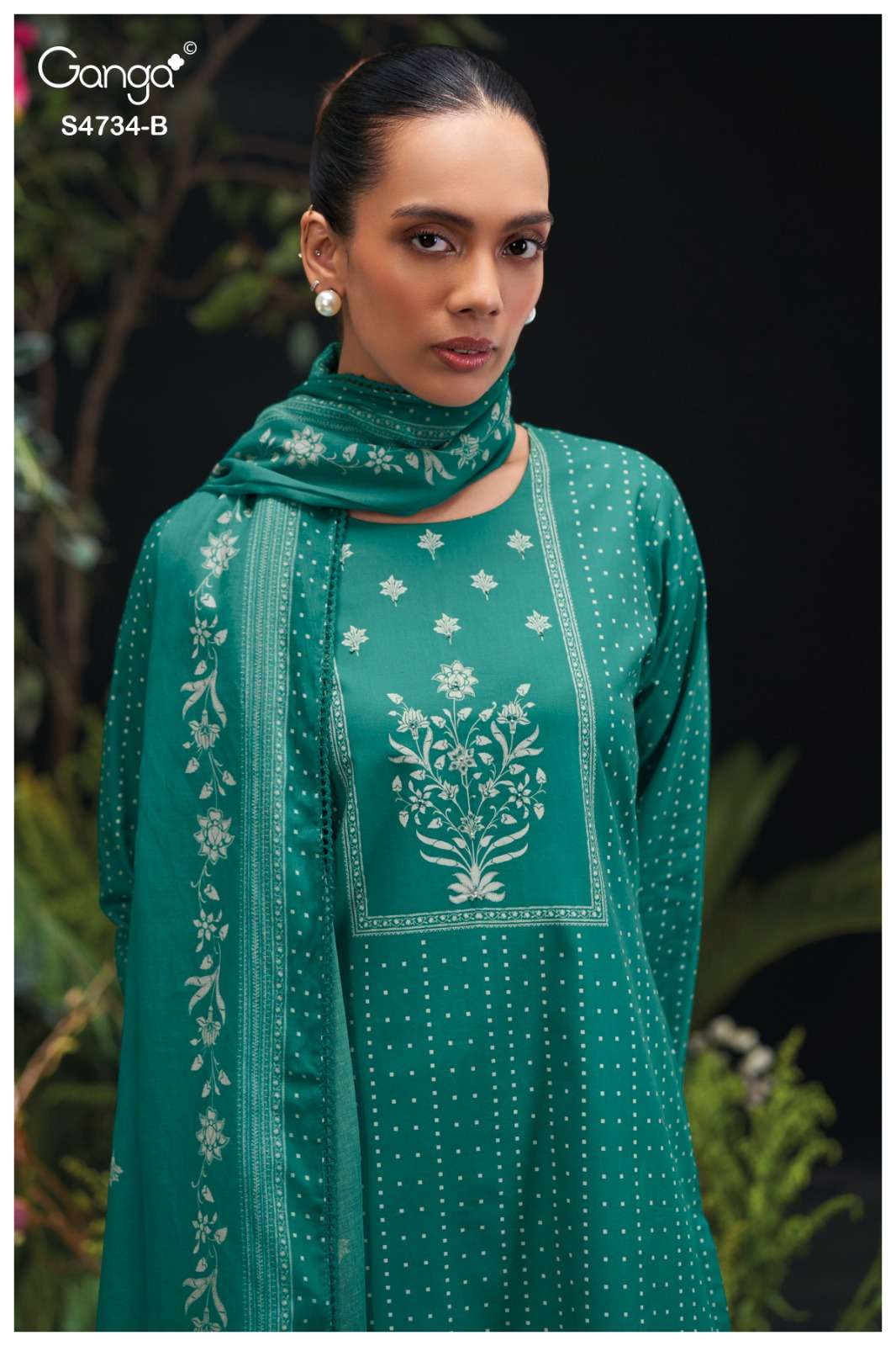 Ganga Fashion Jivanshi 4734 Premium Cotton Dress Material - Amrah Wholesale