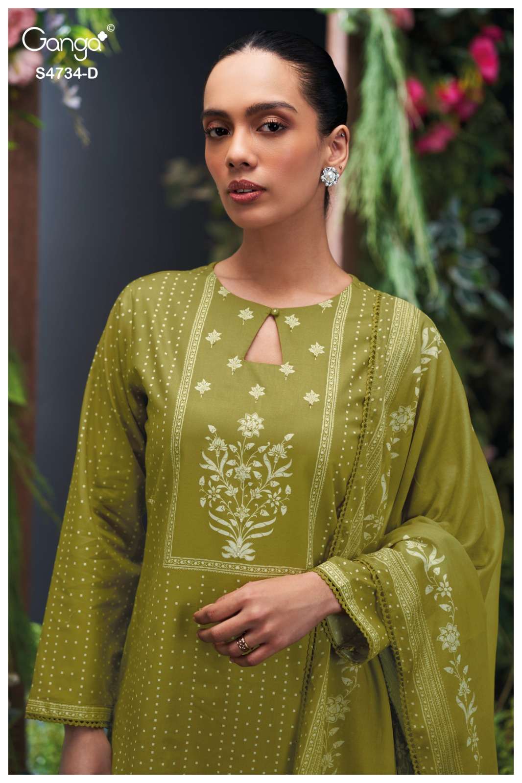 Ganga Fashion Jivanshi 4734 Premium Cotton Dress Material - Amrah Wholesale
