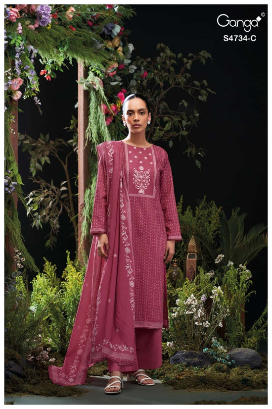 Ganga Fashion Jivanshi 4734 Premium Cotton Dress Material - Amrah Wholesale