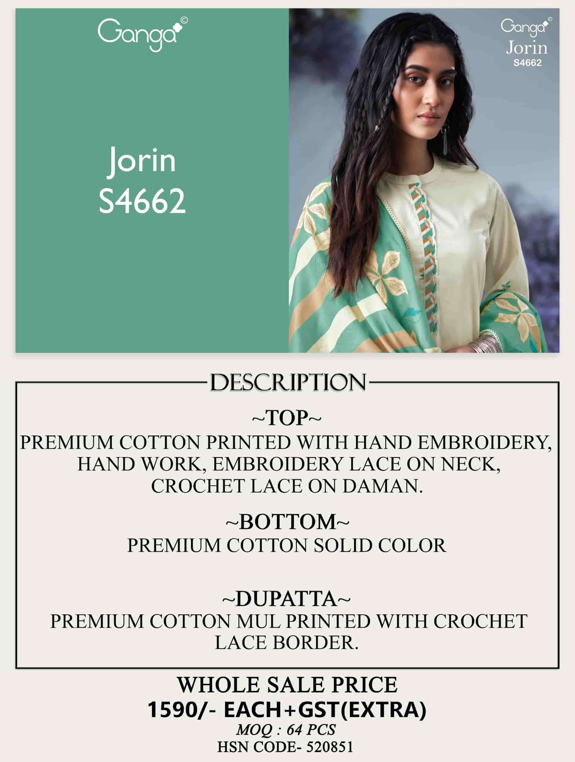 Ganga Fashion Jorin 4662 - Amrah Wholesale