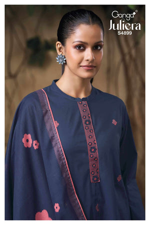 Ganga Fashion Juliera 4899 Premium Cotton Dress Material