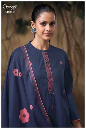 Ganga Fashion Juliera 4899 Premium Cotton Dress Material
