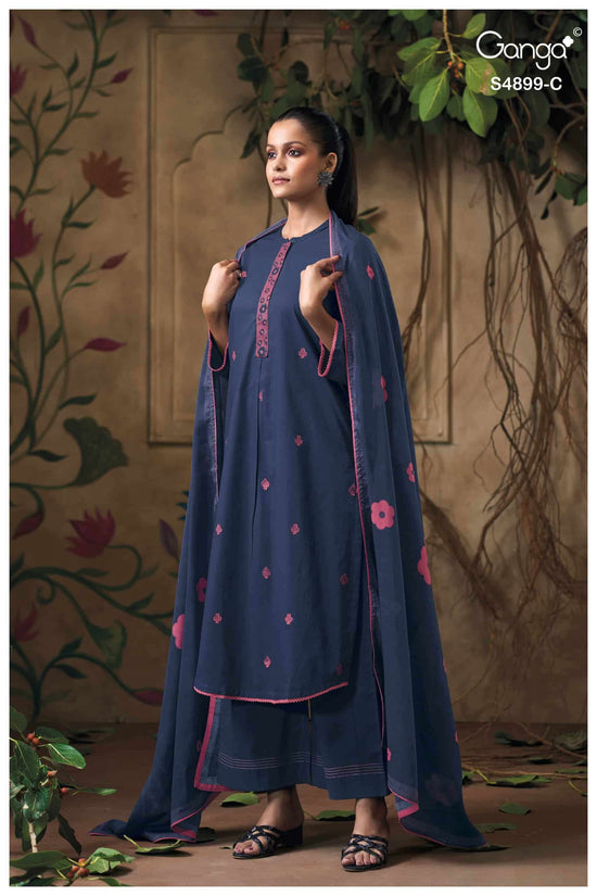Ganga Fashion Juliera 4899 Premium Cotton Dress Material