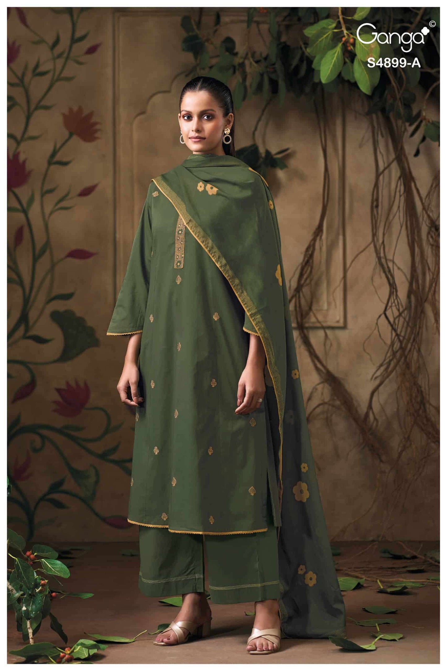 Ganga Fashion Juliera 4899 Premium Cotton Dress Material