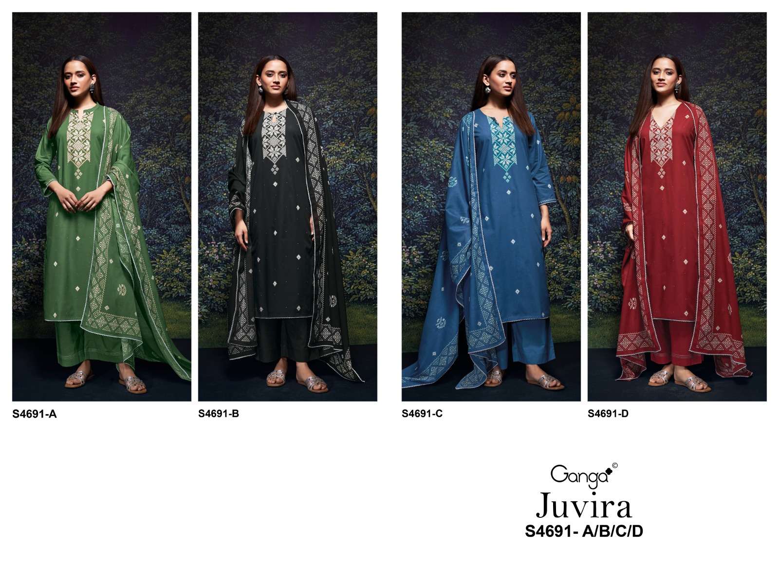Ganga Fashion Iraisha 4668 - Amrah Wholesale