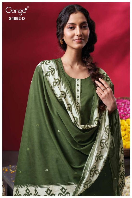 Ganga Fashion Kairika 4692 Dress Material Wholesale Catalogue - Amrah Wholesale