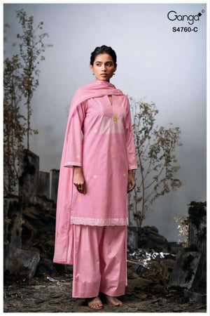 Ganga Fashion Kayel 4760 Cotton Dress Material
