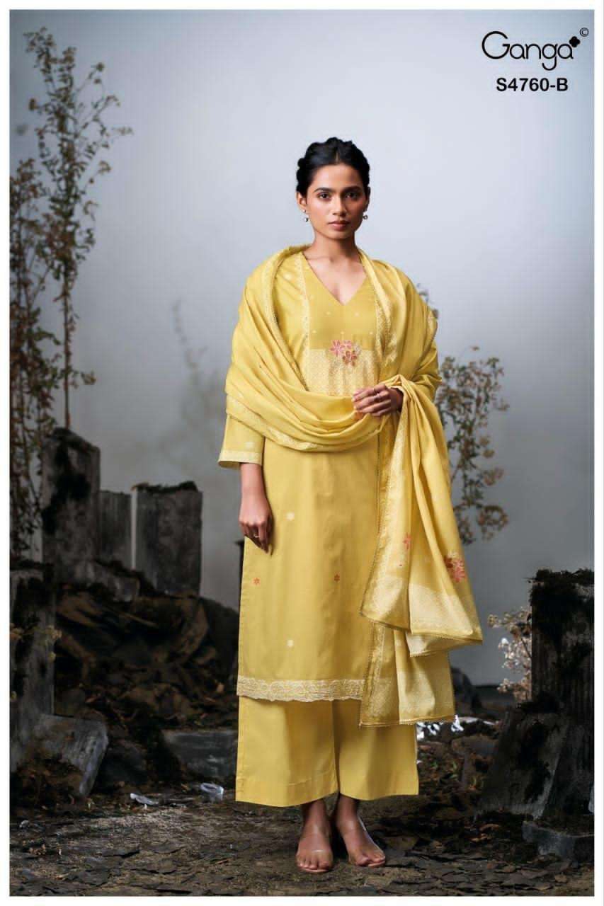 Ganga Fashion Kayel 4760 Cotton Dress Material