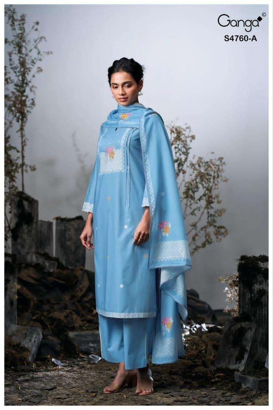 Ganga Fashion Kayel 4760 Cotton Dress Material