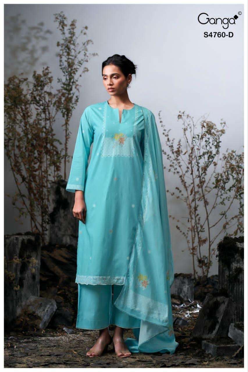 Ganga Fashion Kayel 4760 Cotton Dress Material