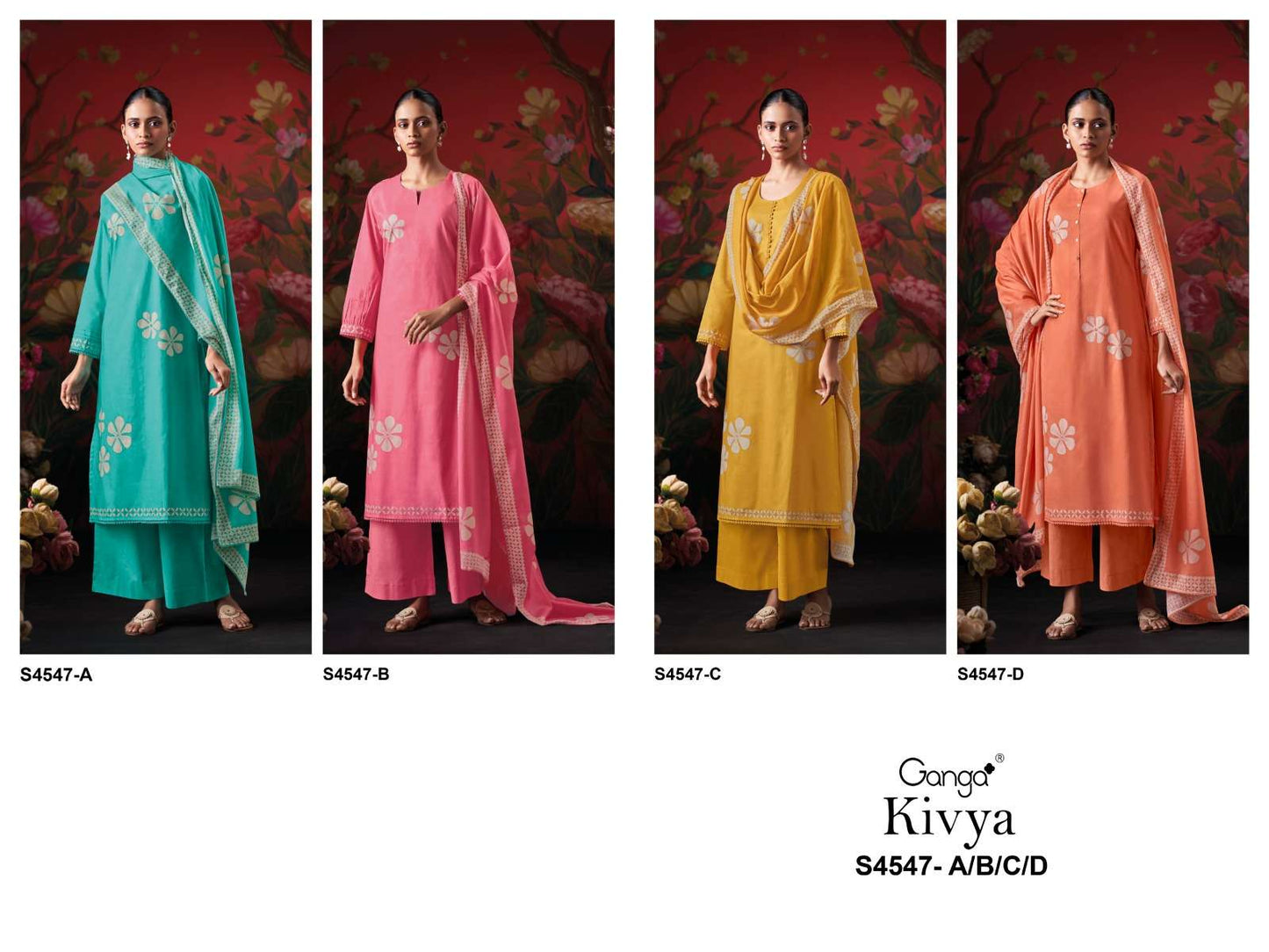 Ganga Fashion Kivya 4547 - Amrah Wholesale