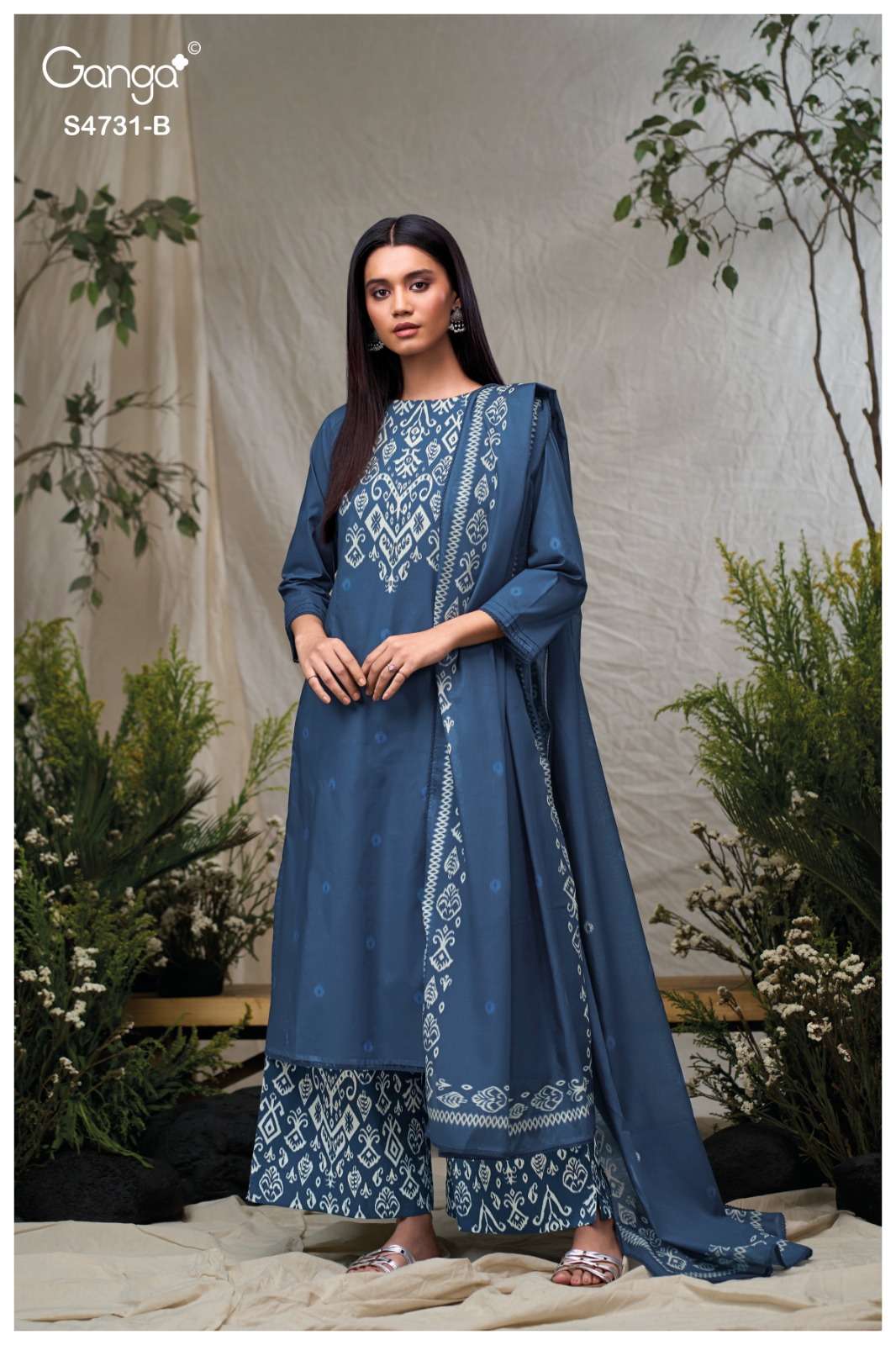 Ganga Fashion Lakshika Cotton Printed Dress Material - Amrah Wholesale