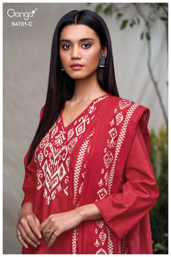 Ganga Fashion Lakshika Cotton Printed Dress Material - Amrah Wholesale