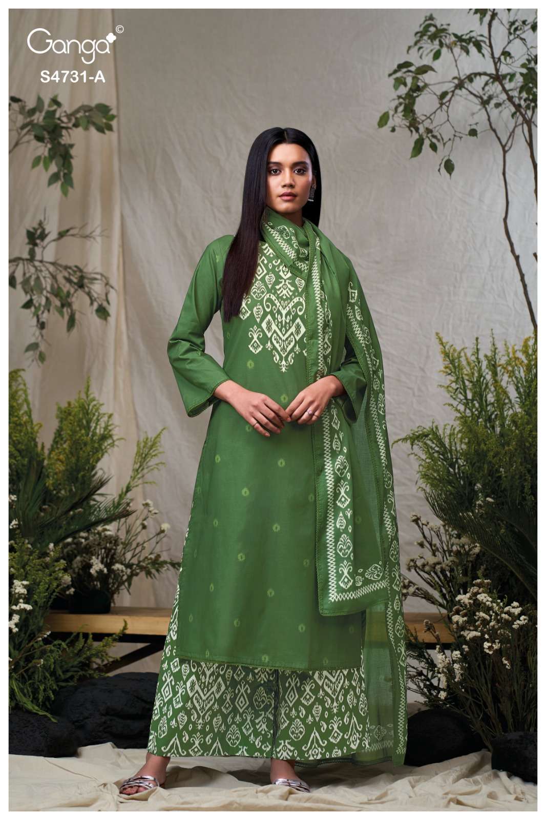 Ganga Fashion Lakshika Cotton Printed Dress Material - Amrah Wholesale