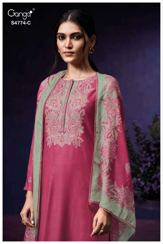 Ganga Fashion Larya 4774 Cotton Dress Material - Amrah Wholesale