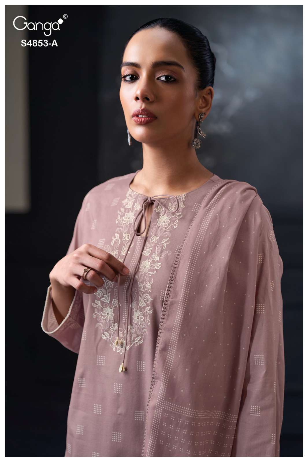 Ganga Fashion Lirien 4853 Premium Cotton Dress Material Collection