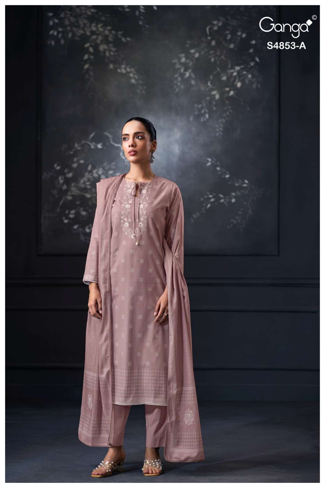Ganga Fashion Lirien 4853 Premium Cotton Dress Material Collection