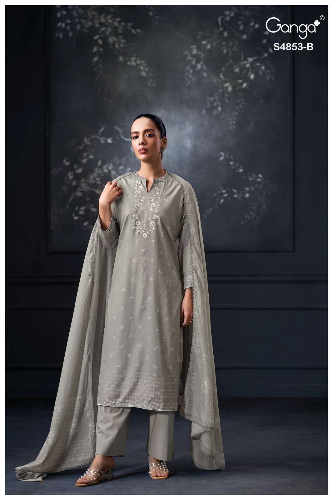 Ganga Fashion Lirien 4853 Premium Cotton Dress Material Collection