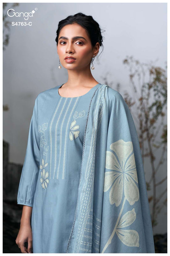 Ganga Fashion Liyanshi 4763 Cotton Dress Material - Amrah Wholesale