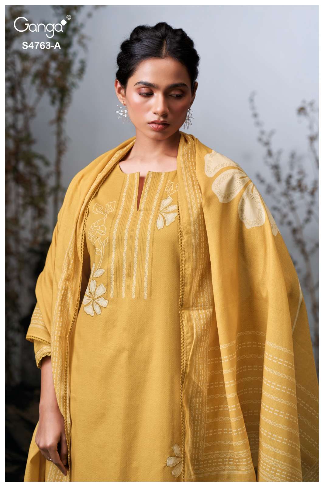 Ganga Fashion Liyanshi 4763 Cotton Dress Material - Amrah Wholesale