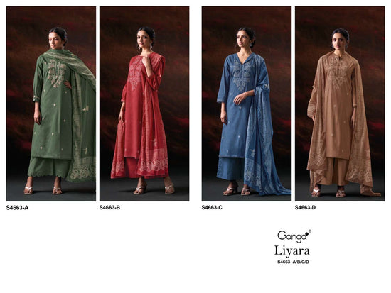 Ganga Fashion Liyara 4663 - Amrah Wholesale