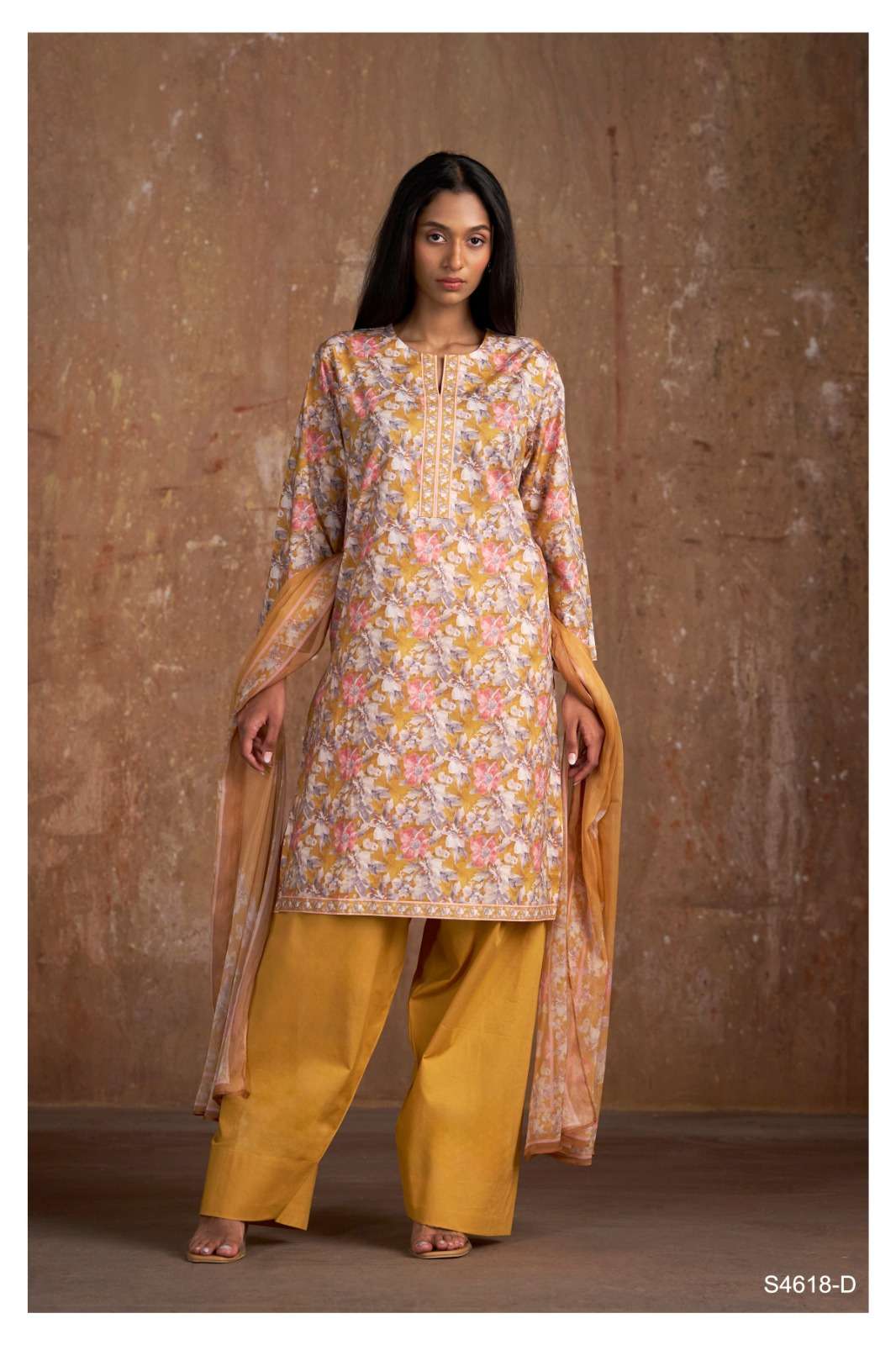 Ganga Fashion Lohita 4618 Cotton Dress Material Wholesale Surat - Amrah Wholesale