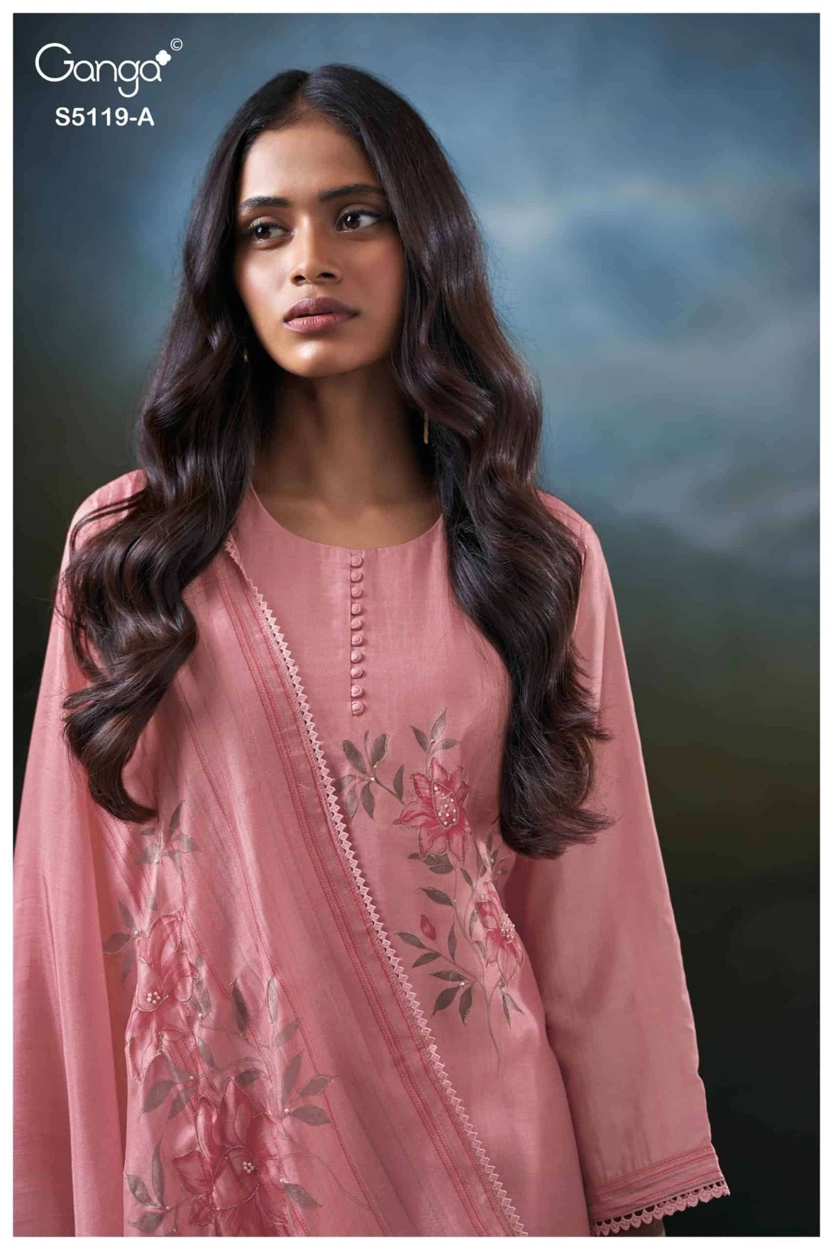 Ganga Fashion Malia 5119 Pure Bemberg Silk Dress Material Wholesale - Amrah Wholesale