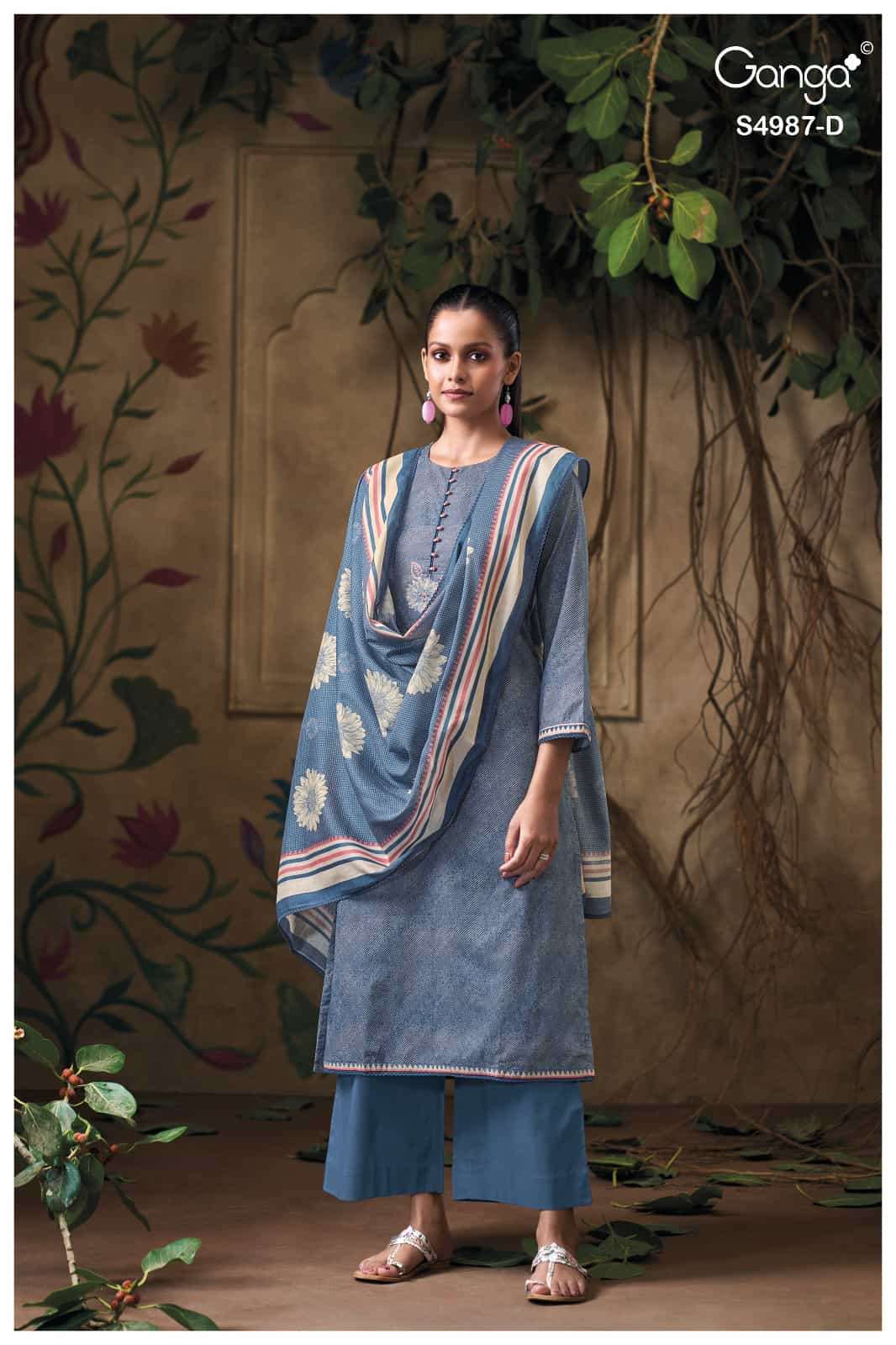 Ganga Fashion Meliora 4987 Premium Cotton Dress Material