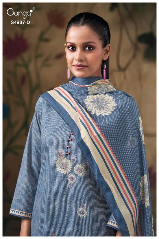 Ganga Fashion Meliora 4987 Premium Cotton Dress Material