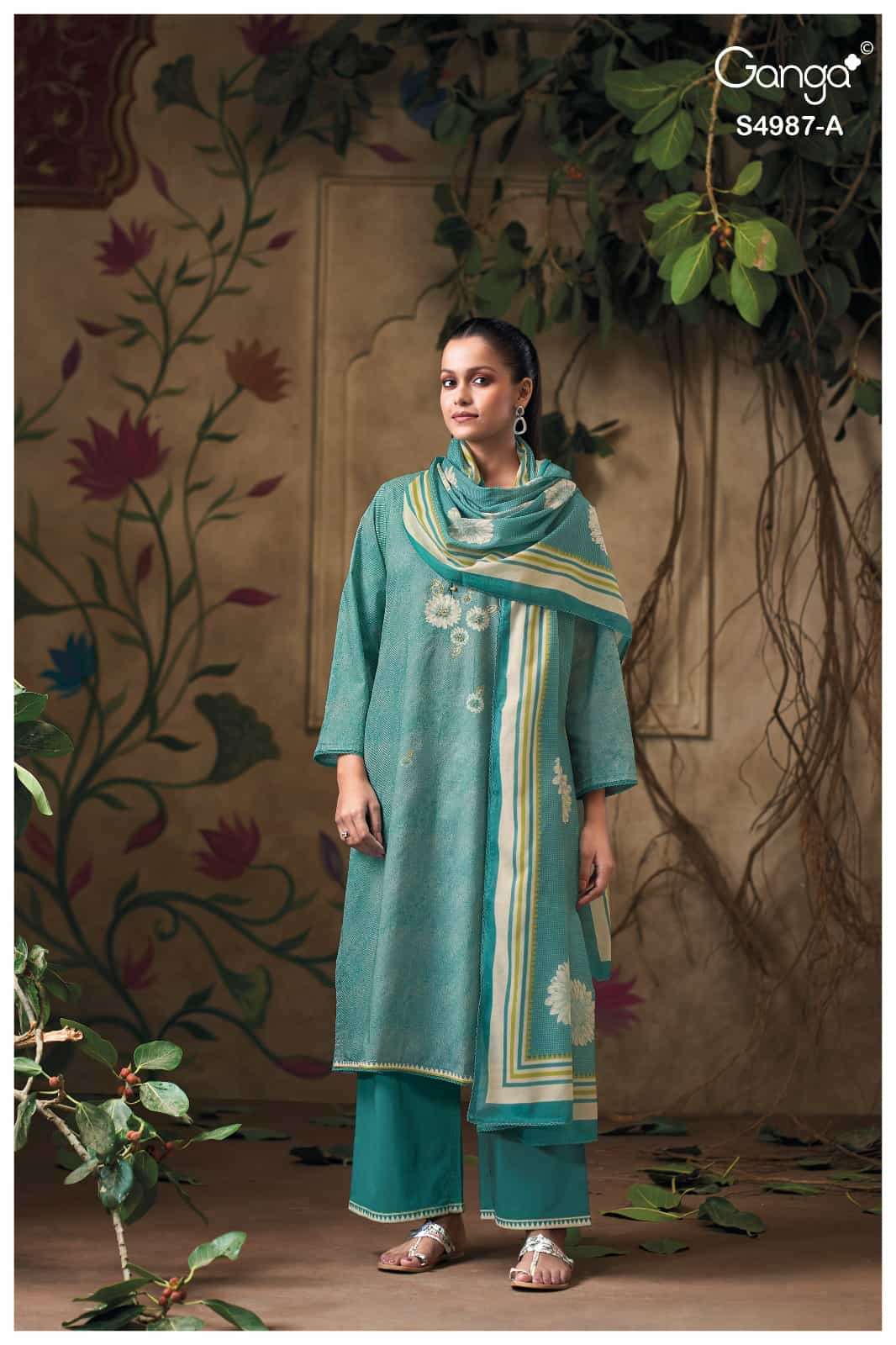Ganga Fashion Meliora 4987 Premium Cotton Dress Material