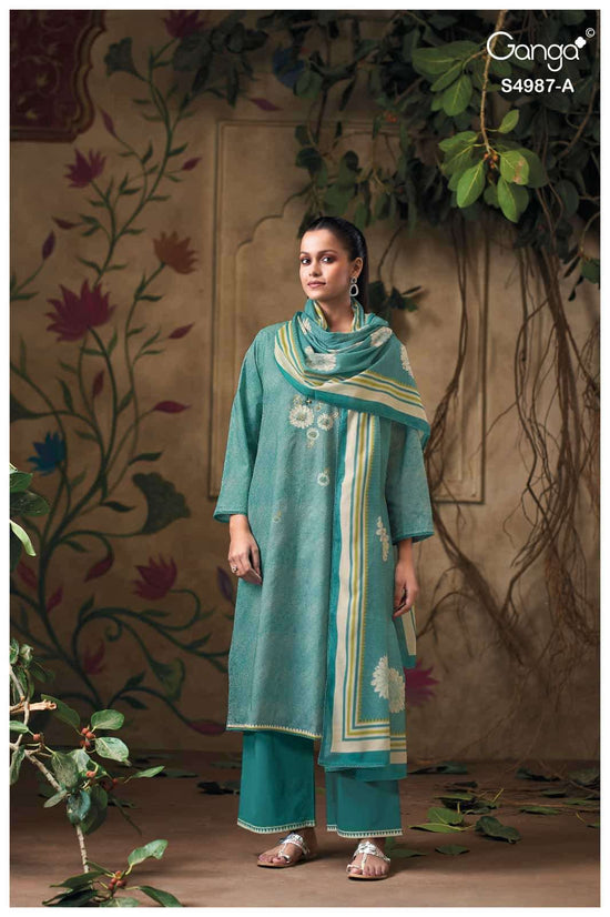 Ganga Fashion Meliora 4987 Premium Cotton Dress Material