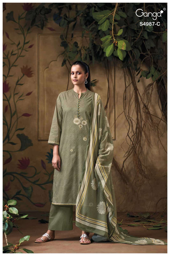 Ganga Fashion Meliora 4987 Premium Cotton Dress Material