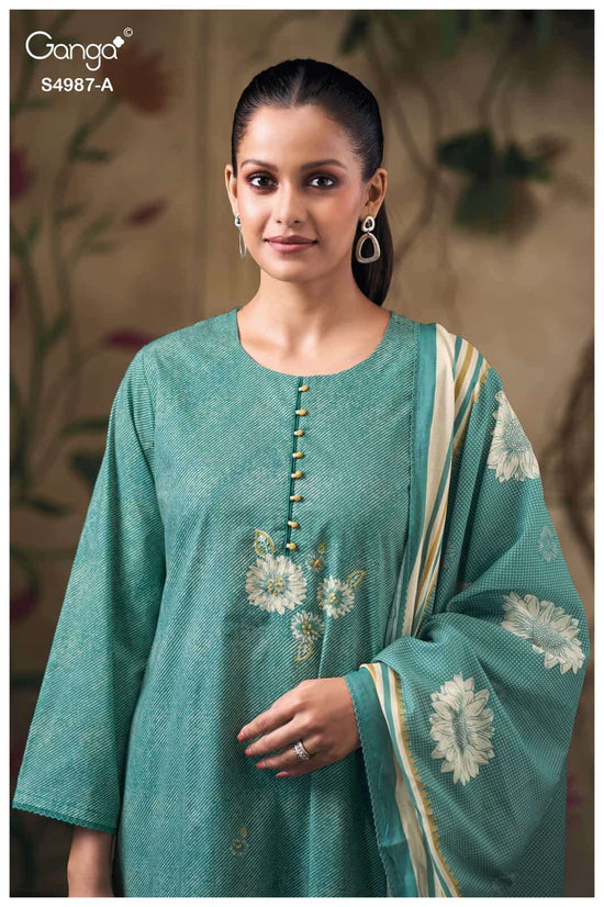 Ganga Fashion Meliora 4987 Premium Cotton Dress Material