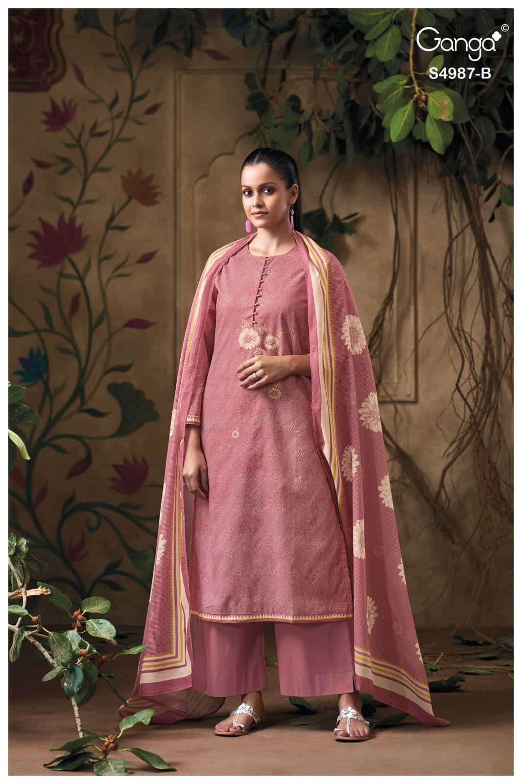 Ganga Fashion Meliora 4987 Premium Cotton Dress Material
