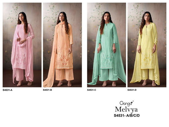 Ganga Fashion Melvya 4531 - Amrah Wholesale