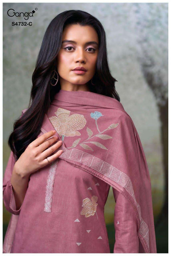 Ganga Fashion Mivelle 4732 Premium Cotton Dress Material - Amrah Wholesale