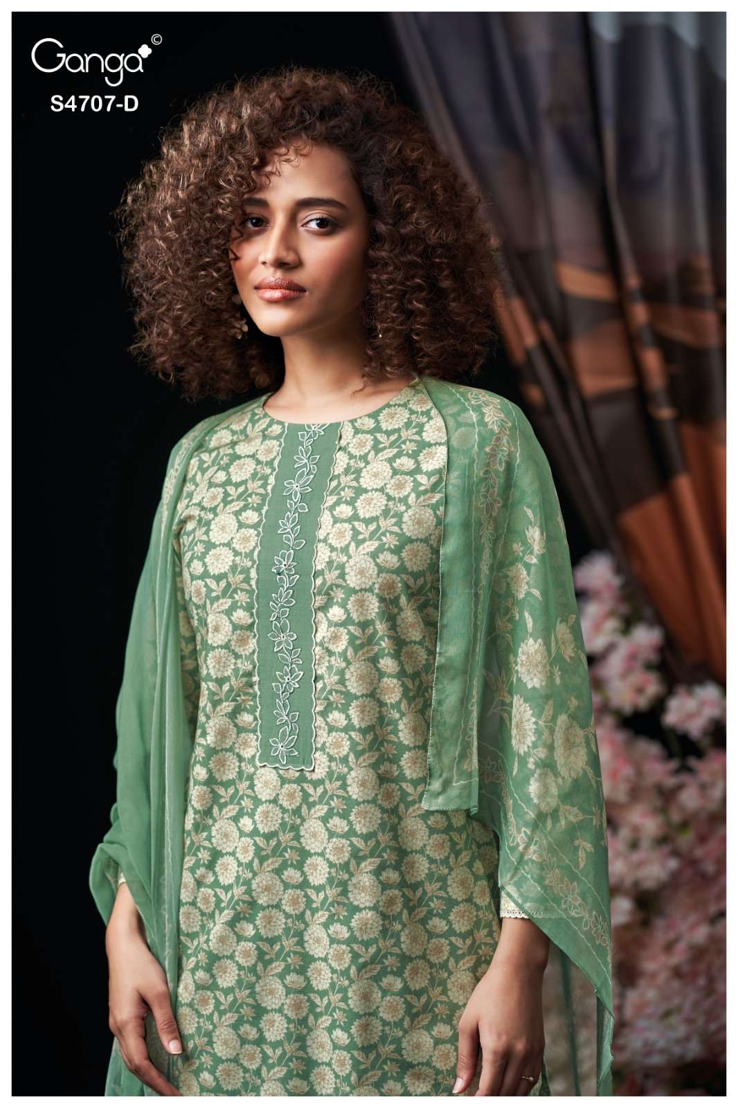 Ganga Fashion Miyanshi 4707 Cotton Dress Material - Amrah Wholesale