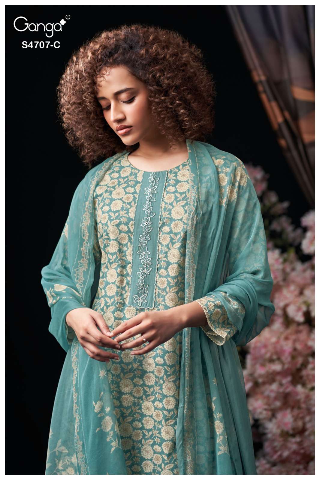 Ganga Fashion Miyanshi 4707 Cotton Dress Material - Amrah Wholesale
