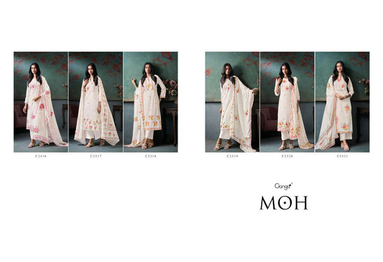 Ganga Fashion Moh Cotton Salwar Suit Set Wholesale - Amrah Wholesale