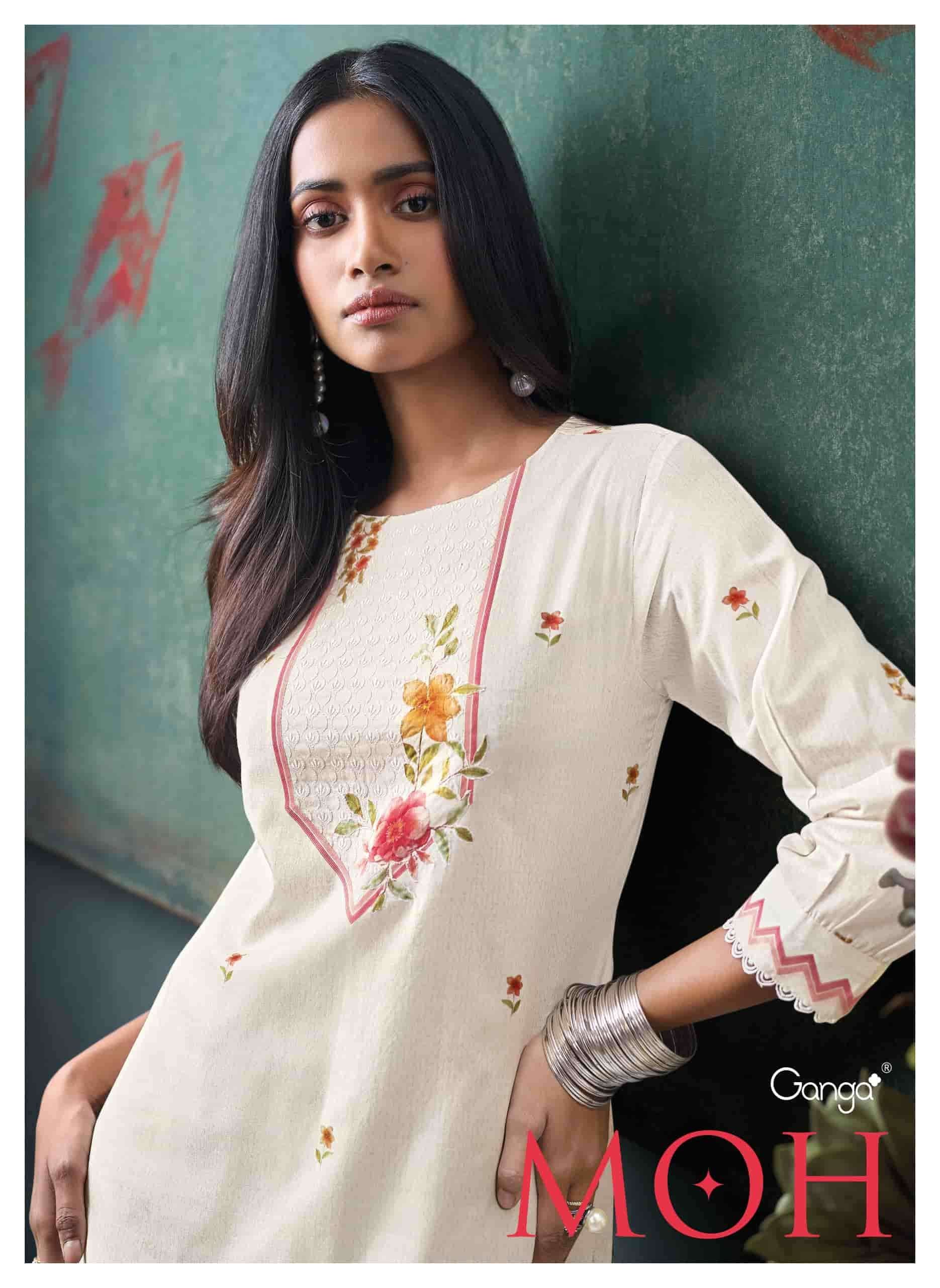 Ganga Fashion Moh Cotton Salwar Suit Set Wholesale - Amrah Wholesale