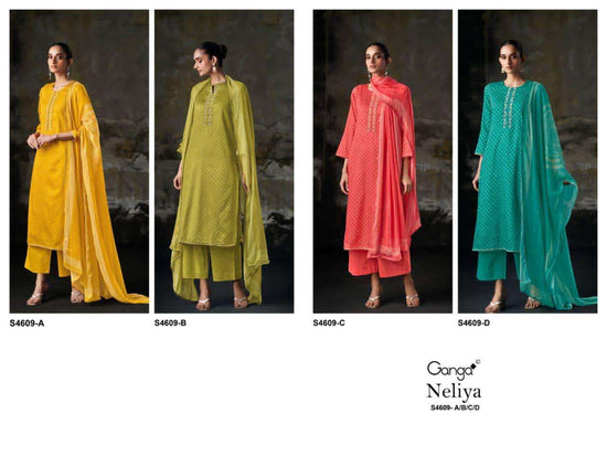 Ganga Fashion Neliya 4609 - Amrah Wholesale