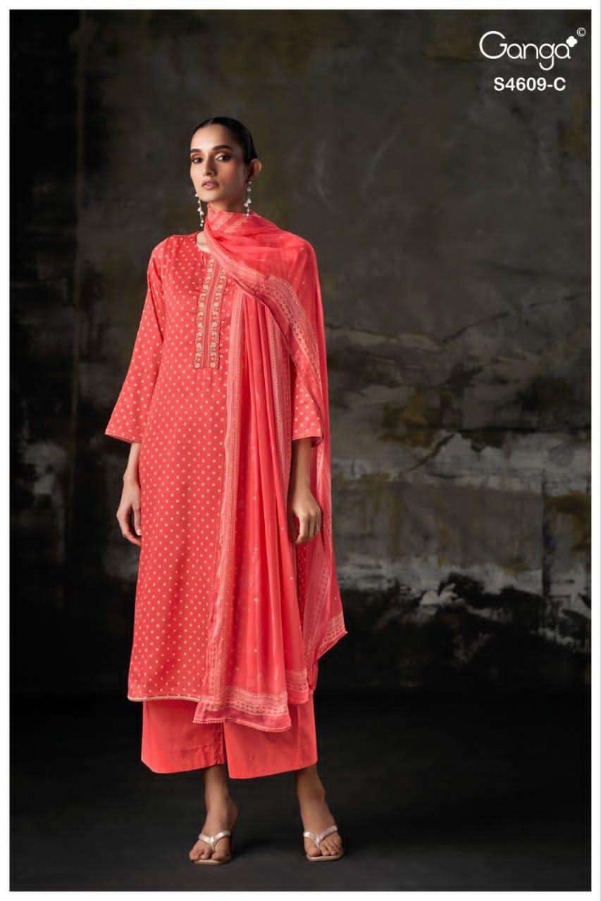 Ganga Fashion Neliya 4609 - Amrah Wholesale